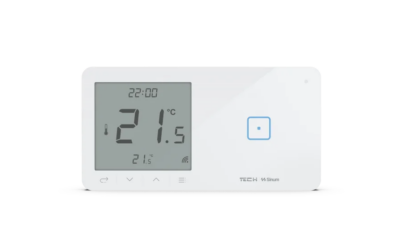 Bezprzewodowy włącznik światła poj. z regulatorem pokojowym biały WSR-01L Tech Sterowniki