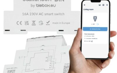 Moduł przekaźnikowy switchbox din Blebox