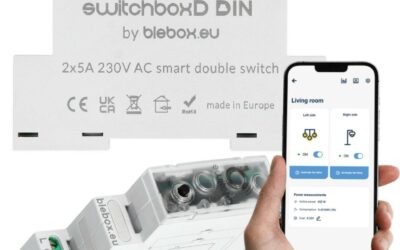 Moduł przekaźnikowy switchboxd din Blebox