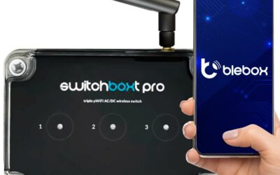 Moduł przekaźnikowy switchboxt pro z zewnętrzną anteną Blebox