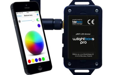 Moduł oświetelniowy wlightboxs pro z zewnętrzną anteną Blebox