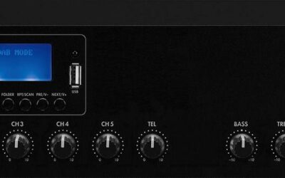 Cyfrowy wzmacniacz miksujący PA-812DAP Monacor