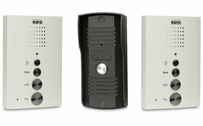 EURA ADP-11A3 Domofon głośnomówiący, bezsłuchawkowy, dwie słuchawki