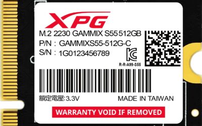 Dysk SSD Adata XPG GAMMIX S55 512GB M2230