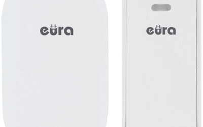 DZWONEK BEZPRZEWODOWY ”EURA” WDP-81H2 ”SONG”- bezbateryjny, przycisk (kinetyczny), możliwość ro