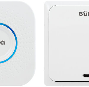 DZWONEK BEZPRZEWODOWY ''EURA'' WDP-82H2 bezbateryjny, przycisk (kinetyczny), możliwoś