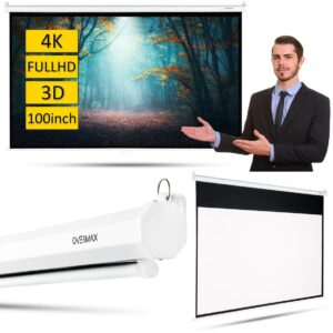 EKRAN PROJEKCYJNY 16:9 OVERMAX OV-SEMI-AUTOMATIC SCREEN 100"
