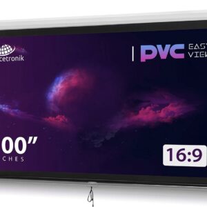 Ekran projekcyjny zwijany ręcznie 100" 16:9 PVC 1.0 Gain 160°