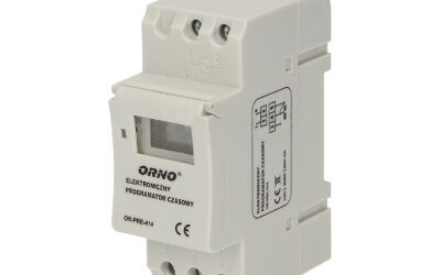 Programator czasowy na szynę DIN ORNO OR-PRE-414