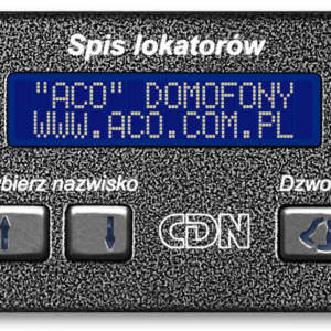 ACO CDN-230E GR Elektroniczny spis lokatorów grafit