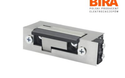 Elektrozaczep BIRA symetryczny ES1-001-KZ 12V AC/DC z kontrolą zamknięcia