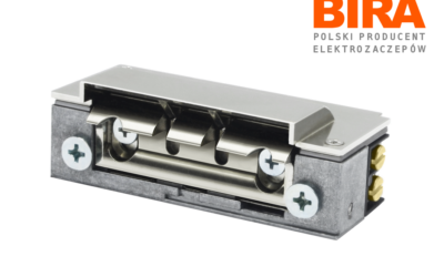 Elektrozaczep HARTTE XS12RM-C seria XS 12V DC rew. z monitoringiem i wyślizgiem