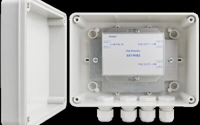 EXTENDER POE W OBUDOWIE HERMETYCZNEJ DO 2 KAMER IP Pulsar EXT-POE2H