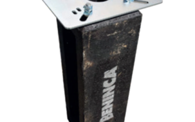 Fundament betonowy z płytą adaptacyjną do szlabanów Beninca