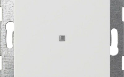 GIRA czujnik przyciskowy 1x KNX/ONE System 55 czysta biel mat 517127