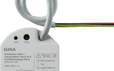 GIRA aktor przekaźnikowy/żaluzjowy 2x/1x 16 A PT KNX ONE 506200