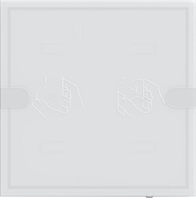 GIRA czujnik przyciskowy 4 Komfort 1x KNX TS4 białe 5001003