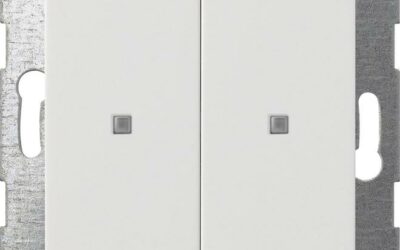GIRA czujnik przyciskowy 2x KNX ONE System 55 biały 517303