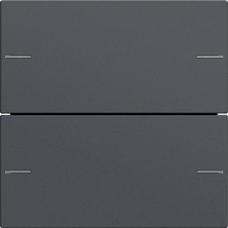 GIRA zestaw klawiszy 2x TS4 System 55 antracytowy 575228