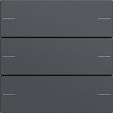 GIRA zestaw klawiszy 3x TS4 System 55 antracytowy 575328