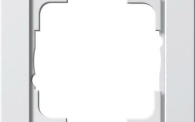 GIRA ramka poj. E2 czysty biały mat 021122