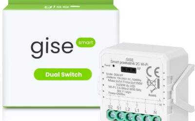 GISE Smart Podwójny moduł przekaźnikowy WiFi | Tuya | GDS-WF