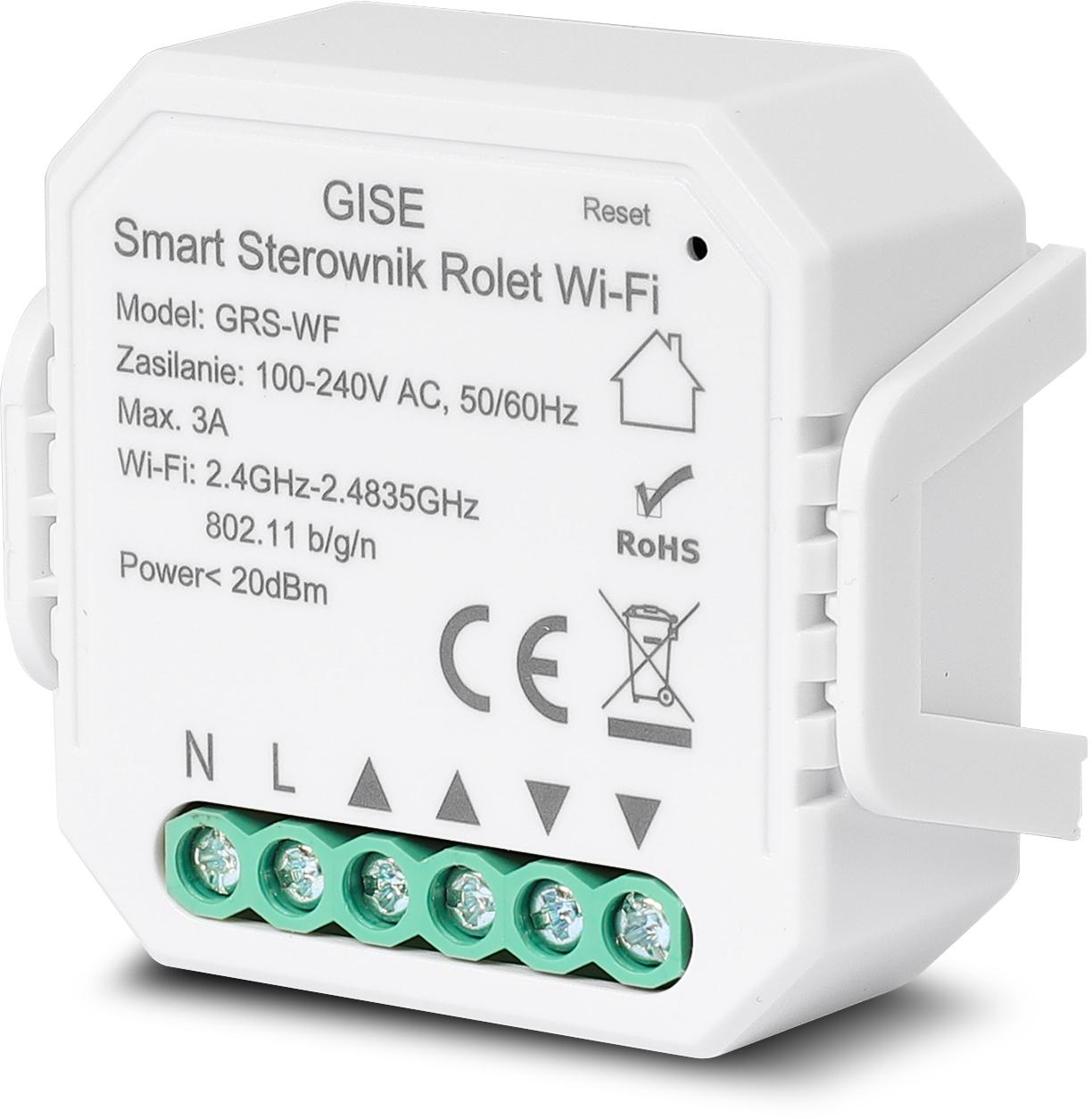 GISE Smart Sterownik roletowy WiFi GEN 2 | Tuya | GRS-WF