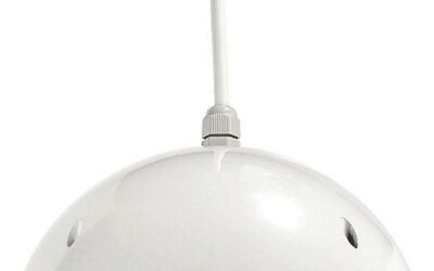 Głośnik kulowy PA MONACOR EDL-412/WS odporny na wilgoć Technika 100V lub 8Ω biały