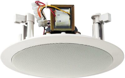 Głośnik sufitowy biały PA MONACOR EDL-26