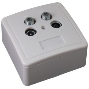 GNIAZDO SSD4-00 RTV/2XSAT KONCOWE; 7317