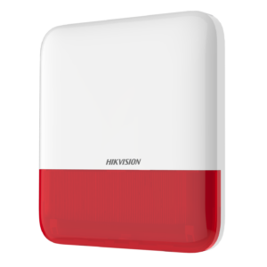 HIKVISION Zewnętrzny sygnalizator alarmowy AX PRO DS-PS1-E-WE(O-STD)/Red