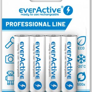 Akumulatorki AA / R6 Ni-MH everActive 2600mAh Professional Line (box 4 szt.)