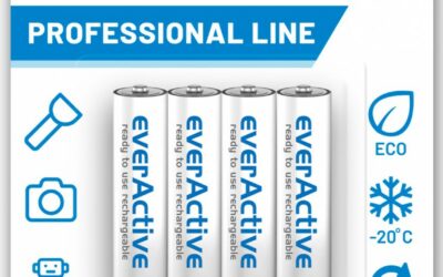 Akumulatorki AAA / R03 Ni-MH everActive 1050mAh Proffesional Line (box 4 szt.)