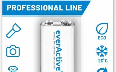 Akumulatorek 6F22 Ni-MH everActive 9V 320mAh Professional Line (1 szt.)
