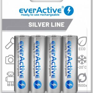 Akumulatorki AA / R6 Ni-MH everActive 2000mAh Silver Line (box 4 szt.)