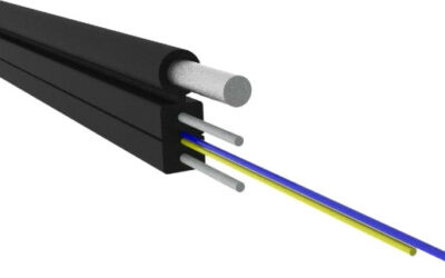 KABEL ŚWIATŁOWODOWY FLAT Z-XOTKtcdp SM 12×9/125 ITU-T G.652D 1.0kN