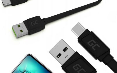 KABEL USB-A / USB-C Green Cell Matte 25cm ULTRA CHARGE QUICK CHARGE 3.0 KABGC03