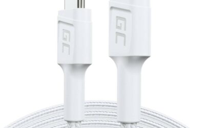 KABEL USB-C / USB-C Green Cell POWERSTREAM 120cm BIAŁY PD 60W ULTRA CHARGE QUICK CHARGE 3.0