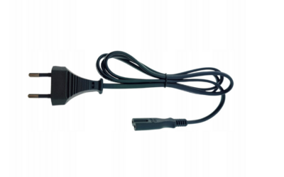 KABEL ZASILAJĄCY 1,2m C7(2,5A) / CEE7/16- EU(2,5A) H03VVH2-F 2×0,5mm2 ESPE