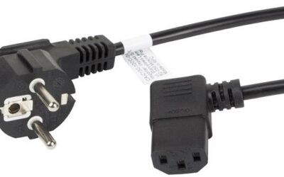 KABEL ZASILAJĄCY CEE 7/7 IEC 320 C13 1.8M KĄTOWY VDE Lanberg