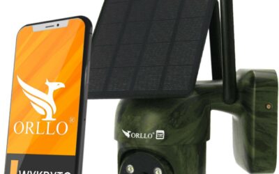 Kamera IP Orllo Bezprzewodowa 4G LTE Obrotowa z Panelem Solarnym ORLLO TZ1 MORO