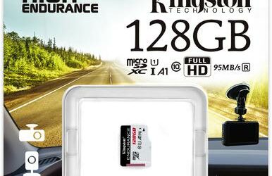 Karta pamięci microSD Kingston High-Endurance UHS-I 128GB 24/7 (rejestratory i monitoring)