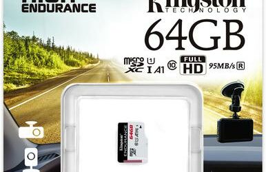 Karta pamięci microSD Kingston High-Endurance UHS-I 64GB 24/7 (rejestratory i monitoring)