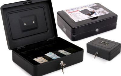 Kasetka metalowa RED EAGLE BOX-300 na pieniądze