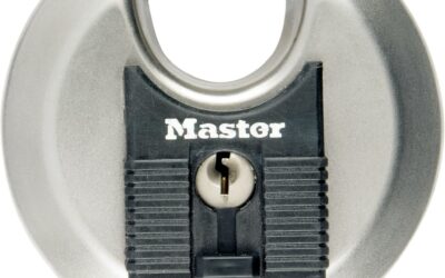 Kłódka tarczowa z kluczem Master Lock M40EURDCC