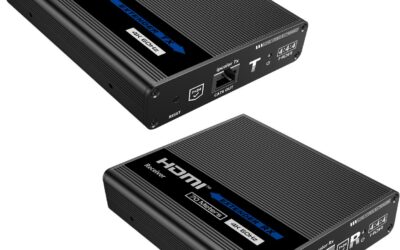 Konwerter HDMI na LAN KASKADA 4K Spacetronik IP SPH-676C – zestaw