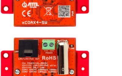 Zestaw aktywnych konwerterów do transmisji Ethernet oraz PoE ATTE xCOAX4-SET