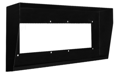 Laskomex DA-2H czarna Obudowa stalowa, natynkowa, dwu segmentowa pozioma