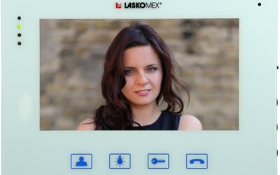 Laskomex Monitor MVC-8151 BIAŁY KOLOR 7 cali