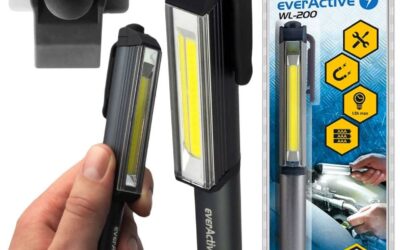 Latarka warsztatowa inspekcyjna COB LED everActive WL-200 3W 200 lumenów IP44